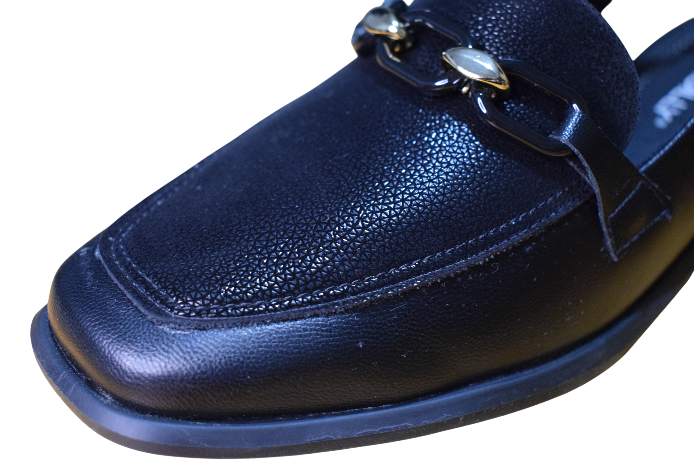 Tmavomodré slingback sandále - PICCADILLY