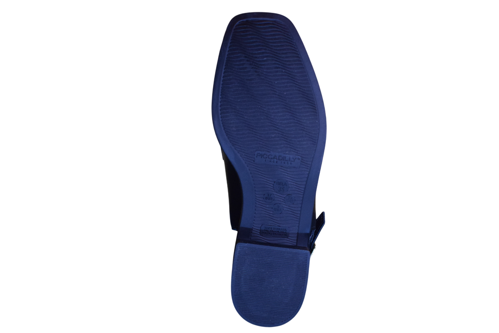 Tmavomodré slingback sandále - PICCADILLY