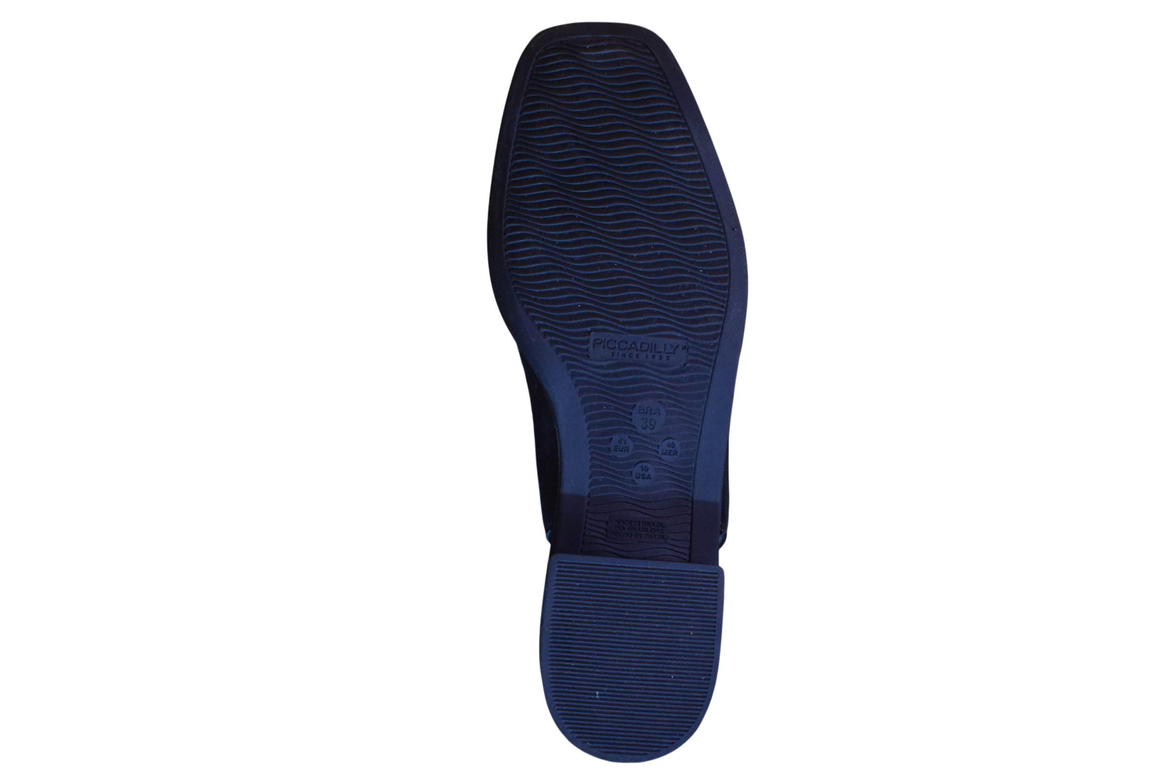 Tmavomodré slingback sandále - PICCADILLY