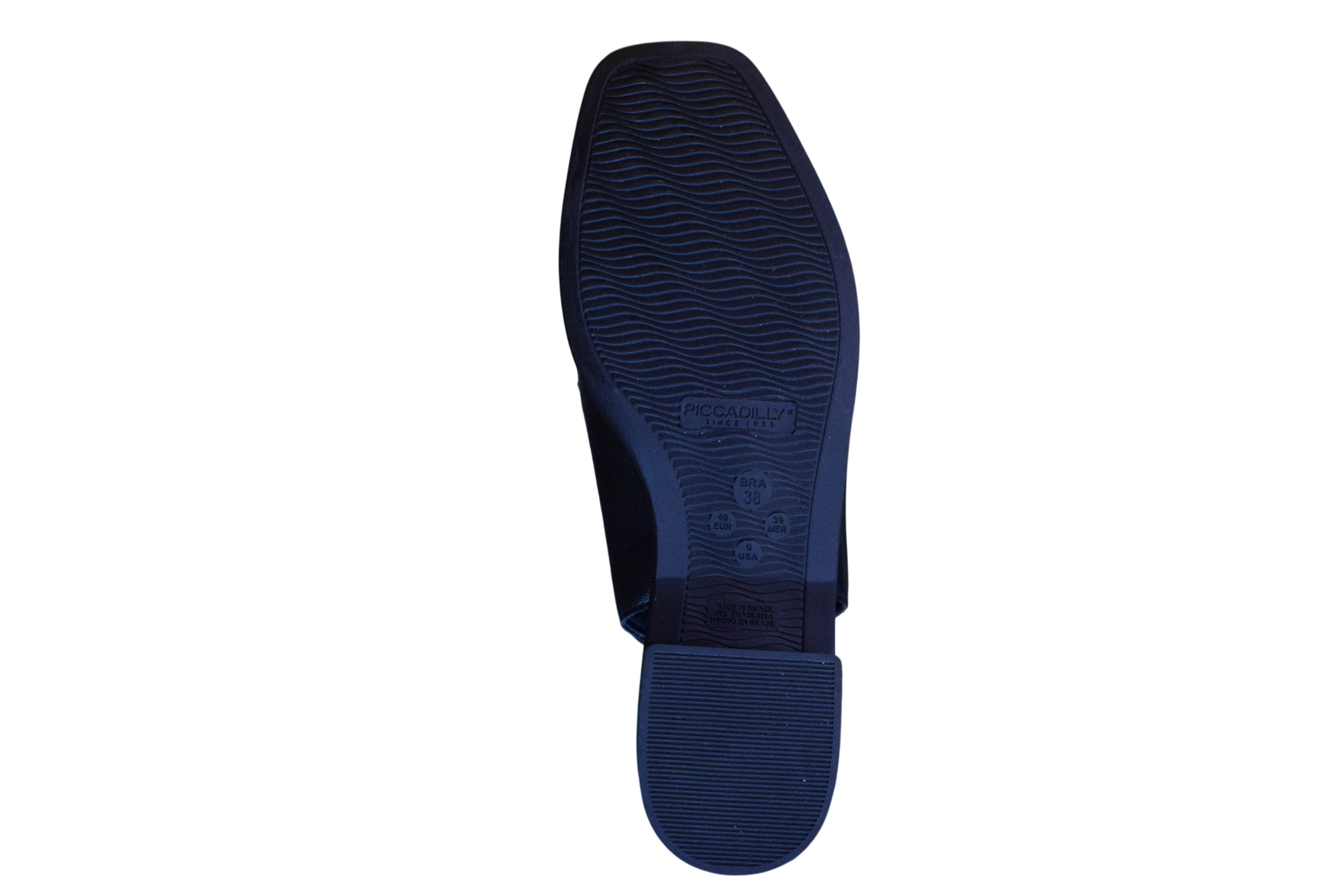 Tmavomodré slingback sandále - PICCADILLY