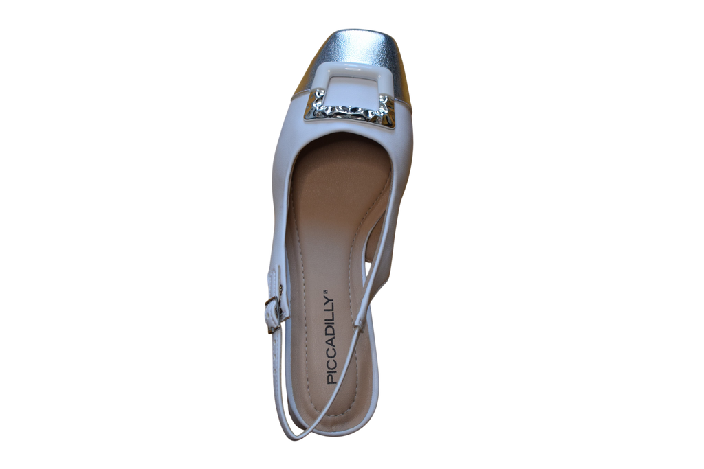 Bežové slingback sandále - PICCADILLY