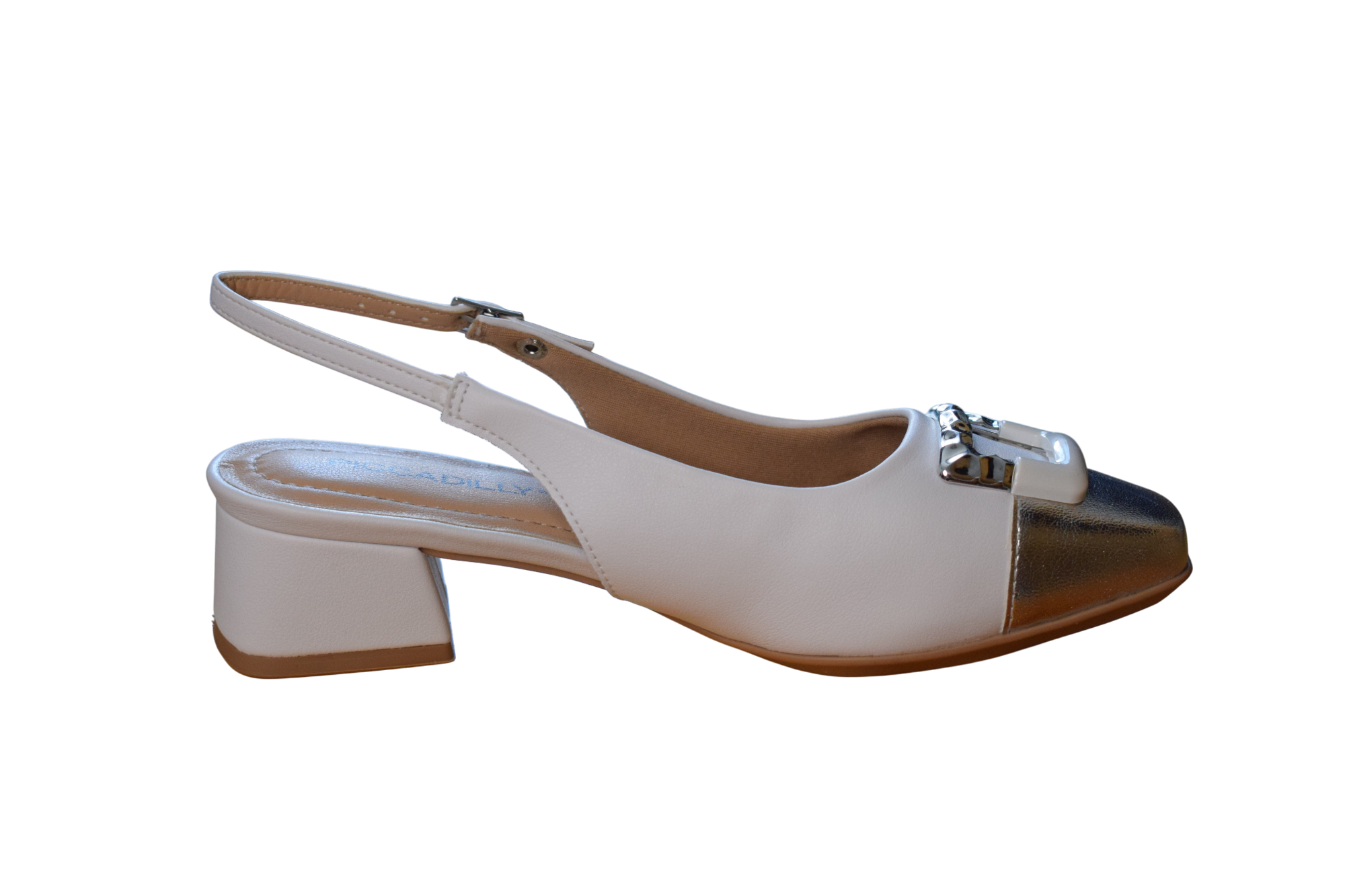 Bežové slingback sandále - PICCADILLY