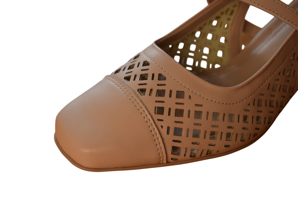Nude slingback sandále - PICCADILLY