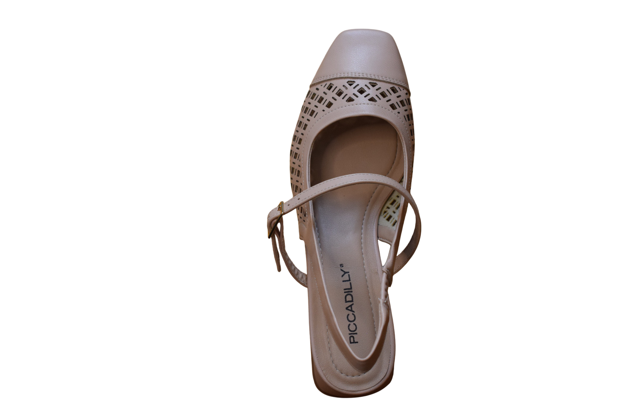 Nude slingback sandále - PICCADILLY