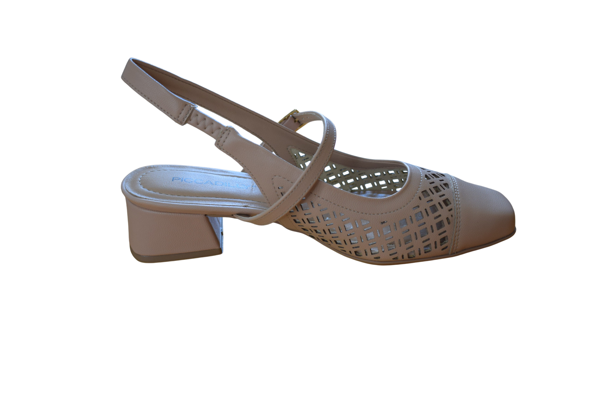 Nude slingback sandále - PICCADILLY