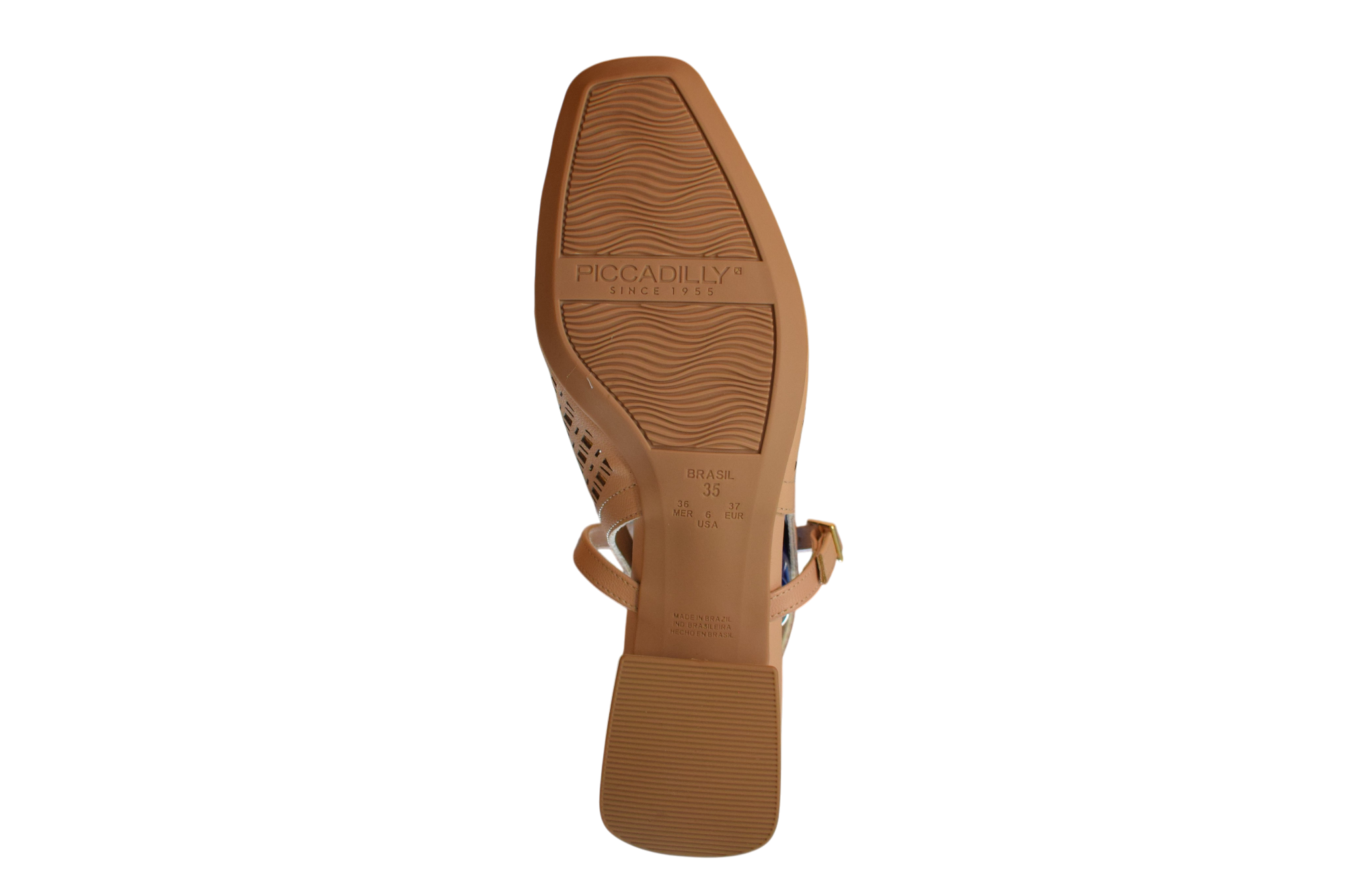 Nude slingback sandále - PICCADILLY