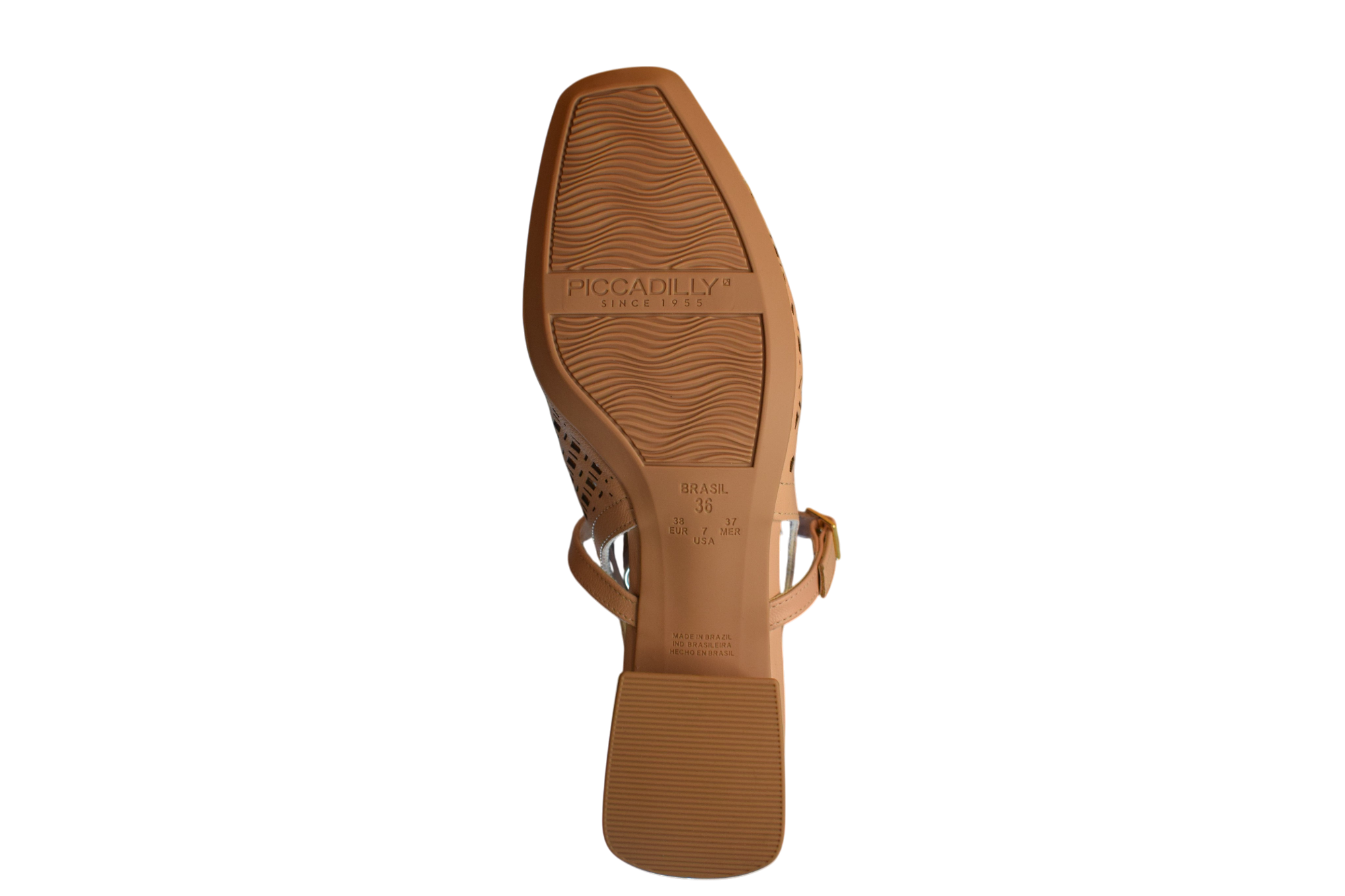 Nude slingback sandále - PICCADILLY