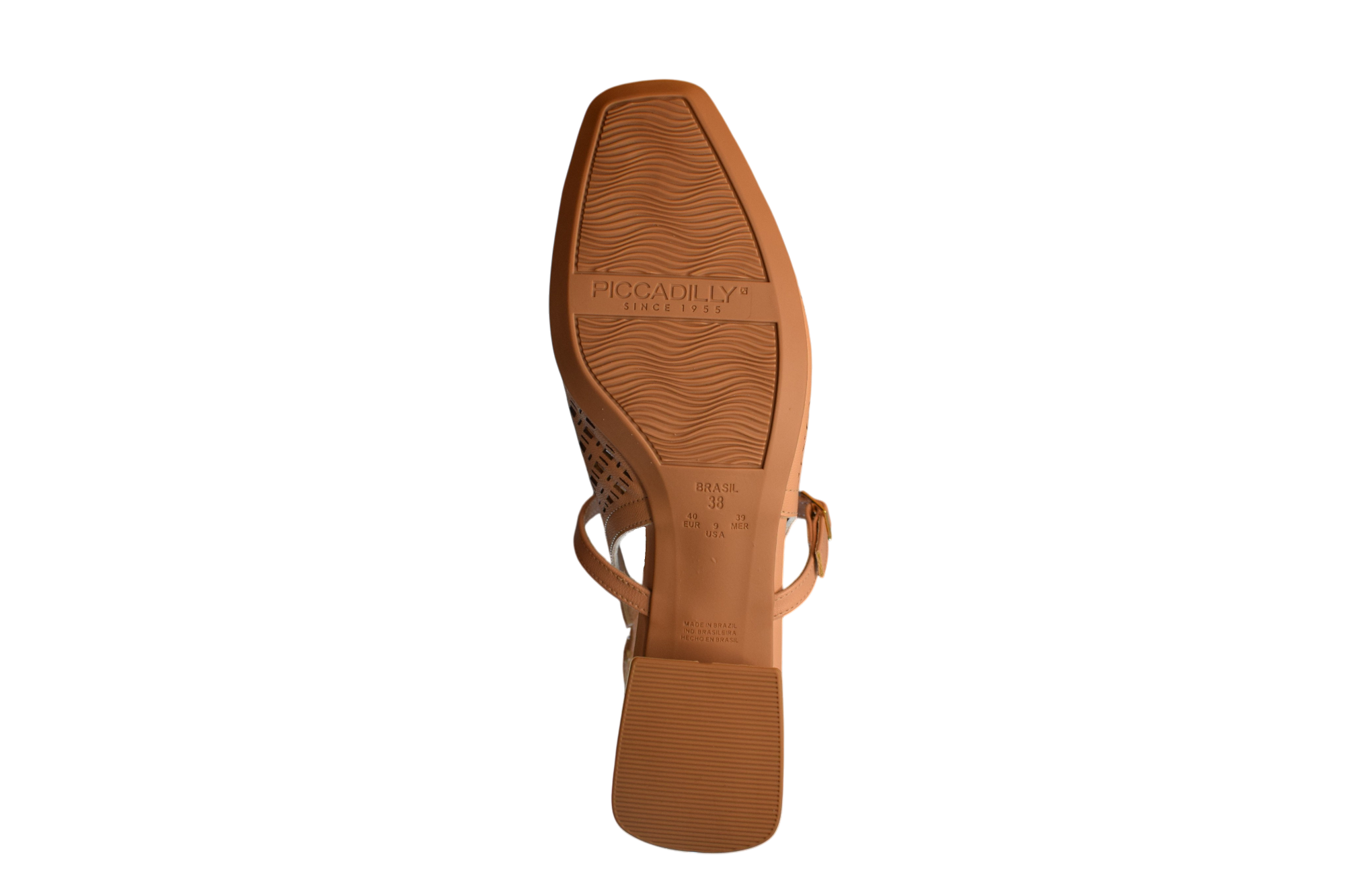 Nude slingback sandále - PICCADILLY