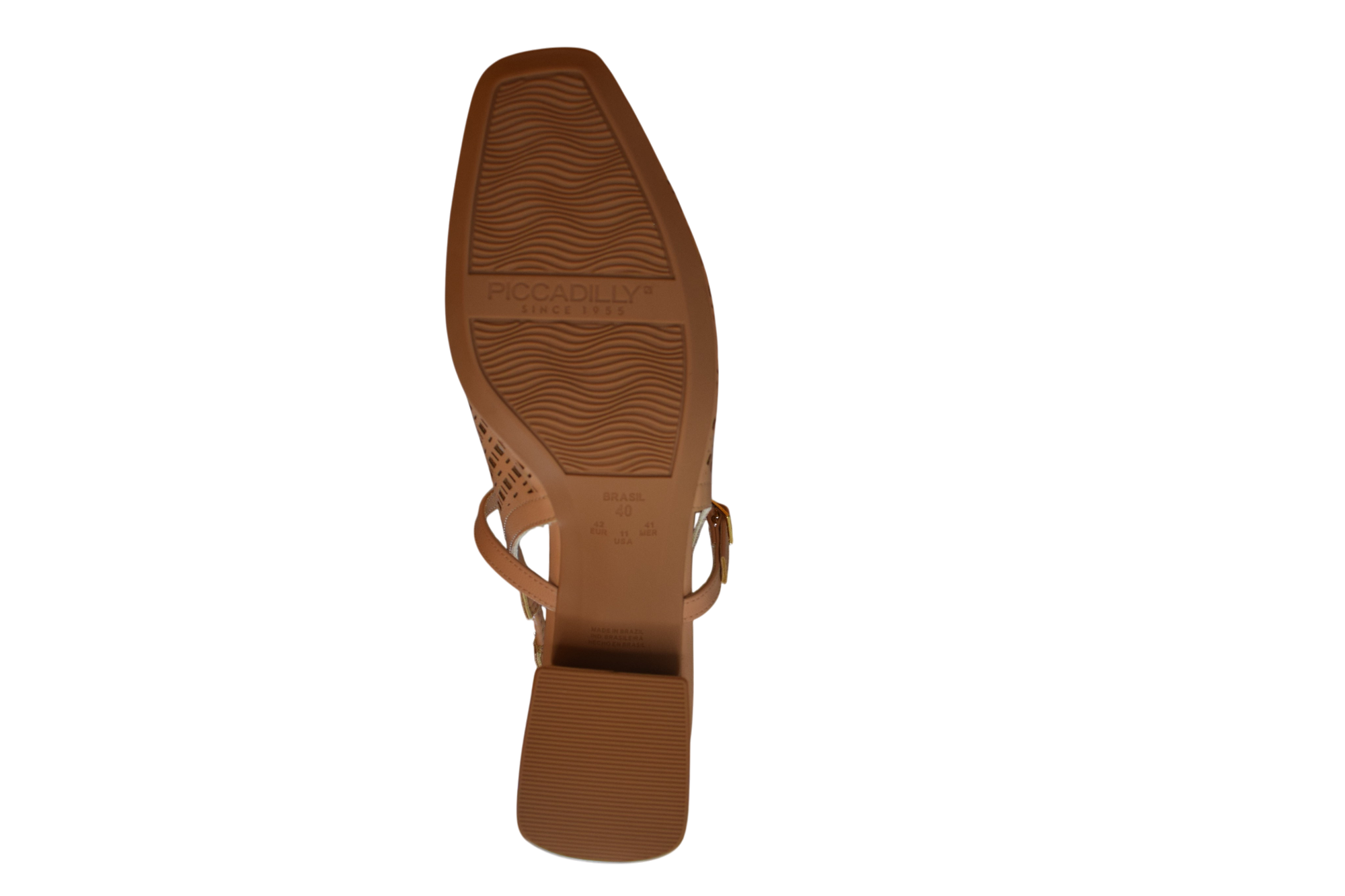 Nude slingback sandále - PICCADILLY