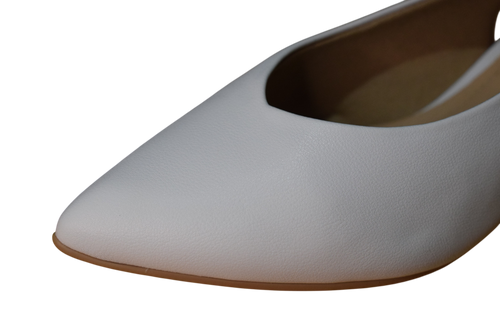Biele slingback sandále - PICCADILLY