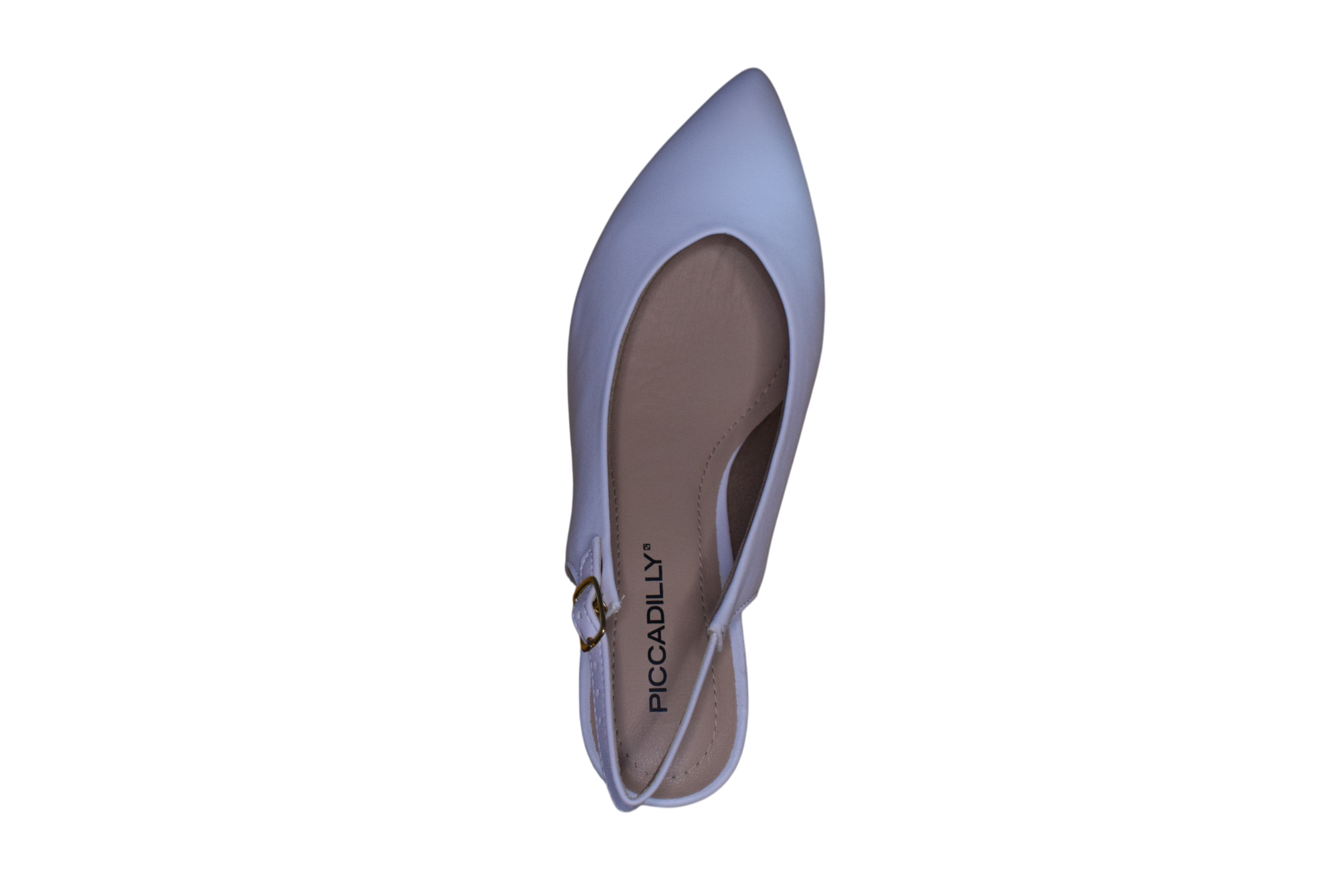 Biele slingback sandále - PICCADILLY