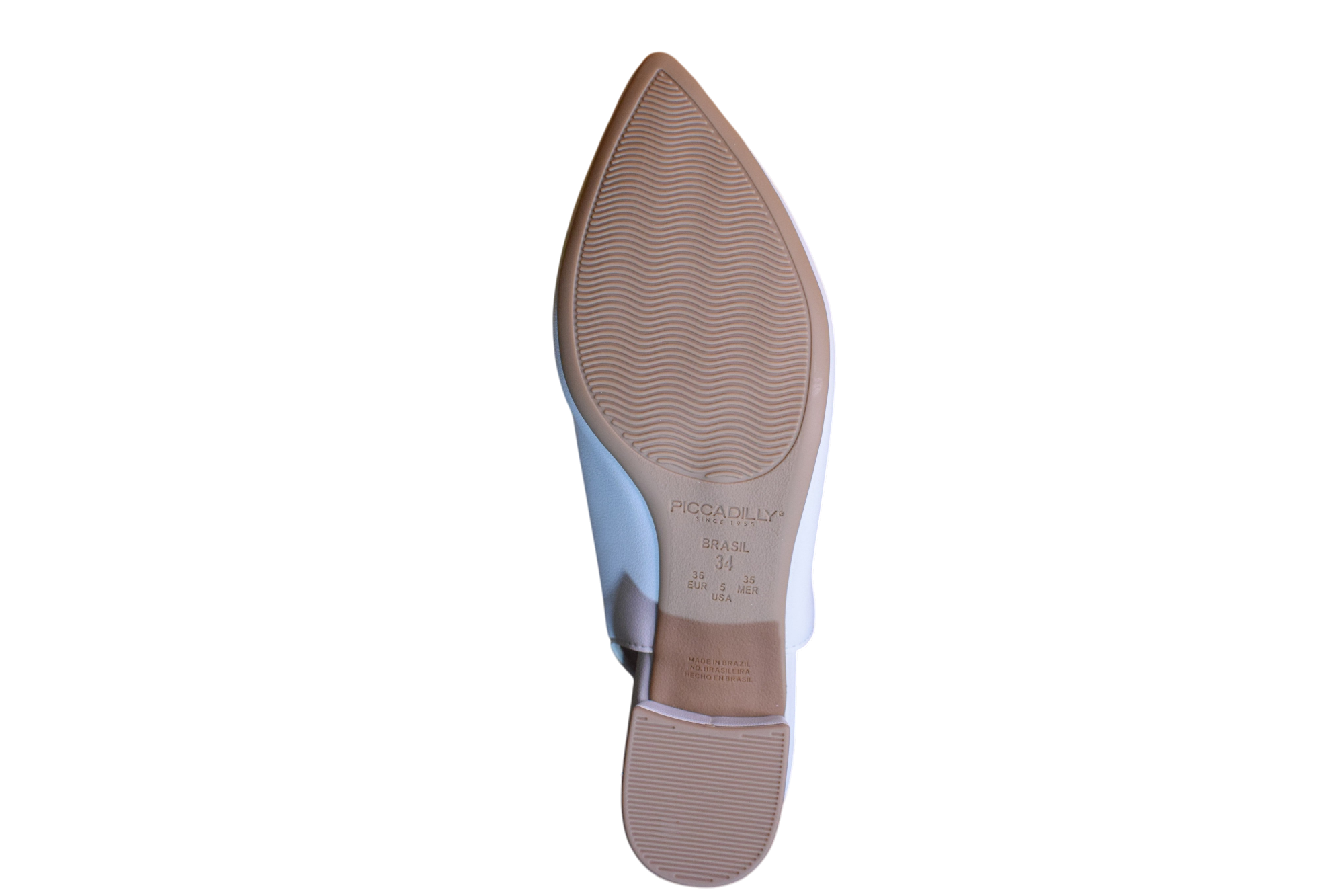 Biele slingback sandále - PICCADILLY