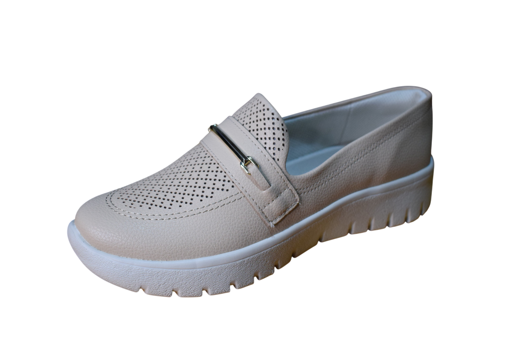Bežové slip-on topánky - PICCADILLY