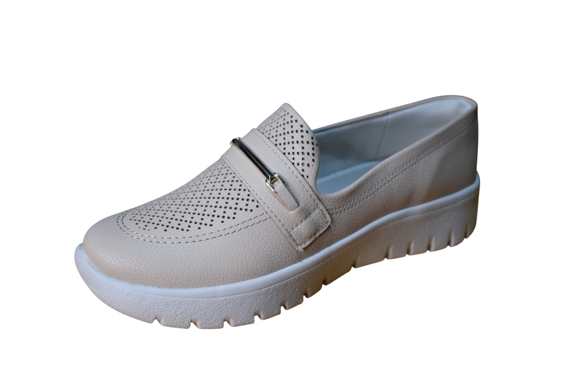Bežové slip-on topánky - PICCADILLY
