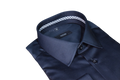 Mmer - čierna jednofarebná slim fit košeľa