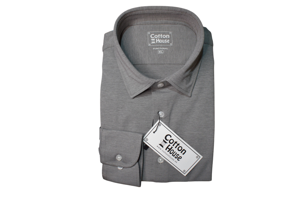 Cotton House – sivá funkčná košeľa
