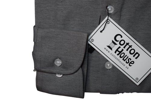 Cotton House – sivá funkčná košeľa