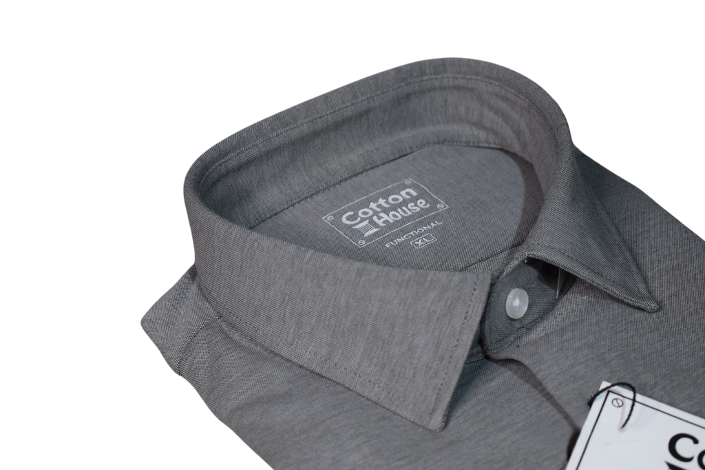 Cotton House – sivá funkčná košeľa