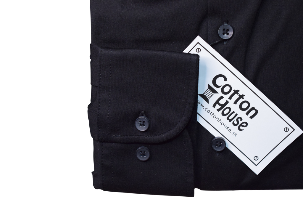 Cotton House – čierna funkčná košeľa