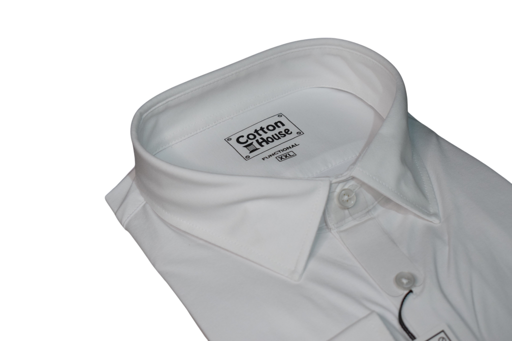 Cotton House – biela funkčná košeľa